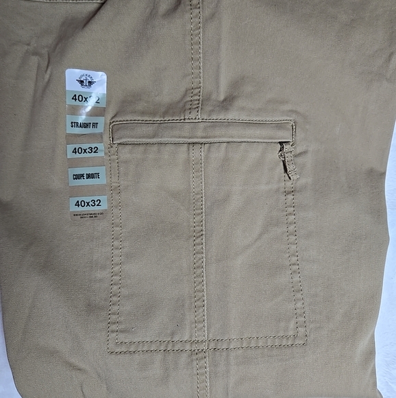 Dockers Mens Straight Fit Smart 360 Flex Go To Cargo Pants Khaki 40Wx32L - Picture 5 of 16